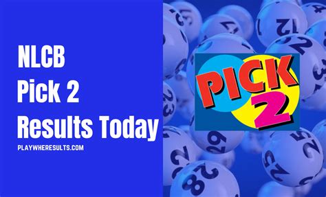 play whe results for today pick 2|NLCB Pick 2 Results – Trinidad & Tobago – NLCB Results.